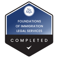 Foundations of Immigration Legal Services — Completed (No Más)